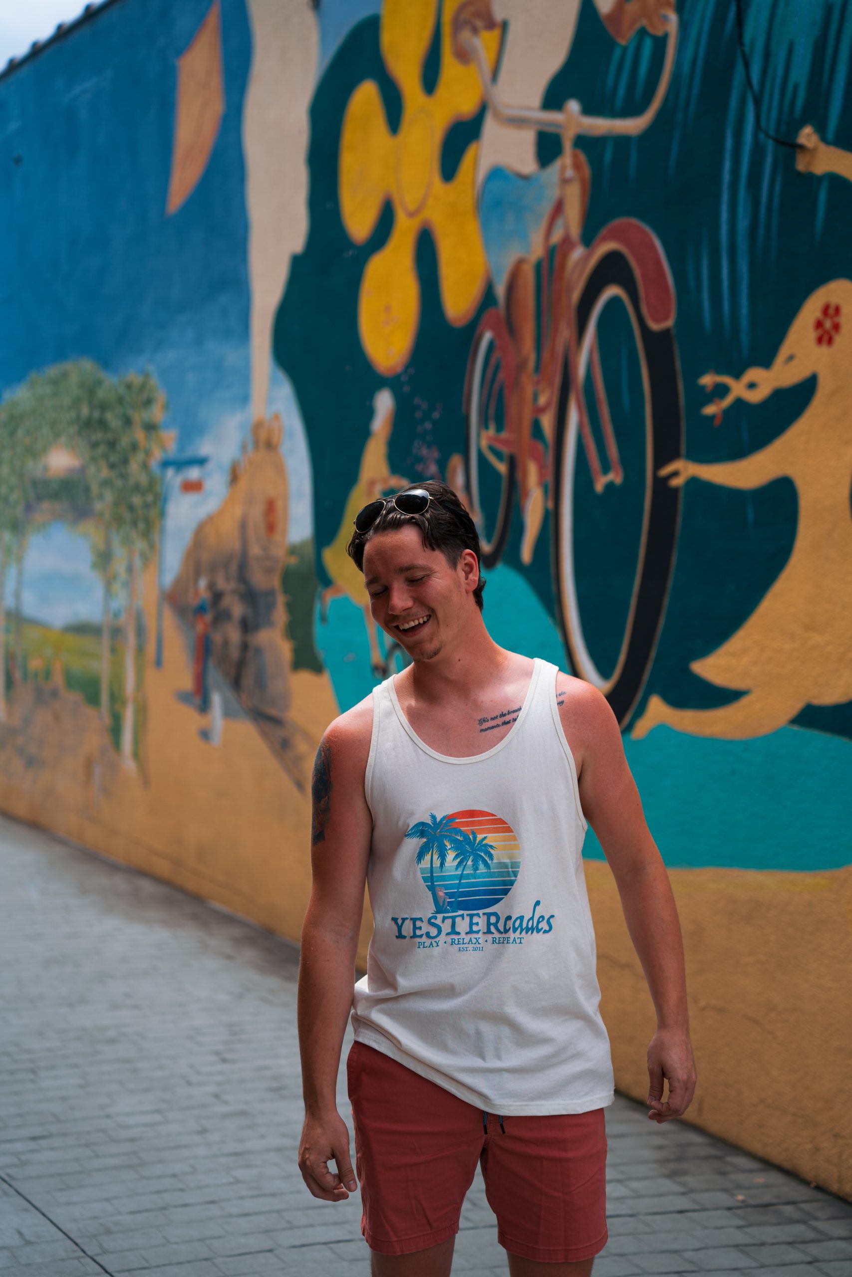 YESTERcades Retro Vacation Tank