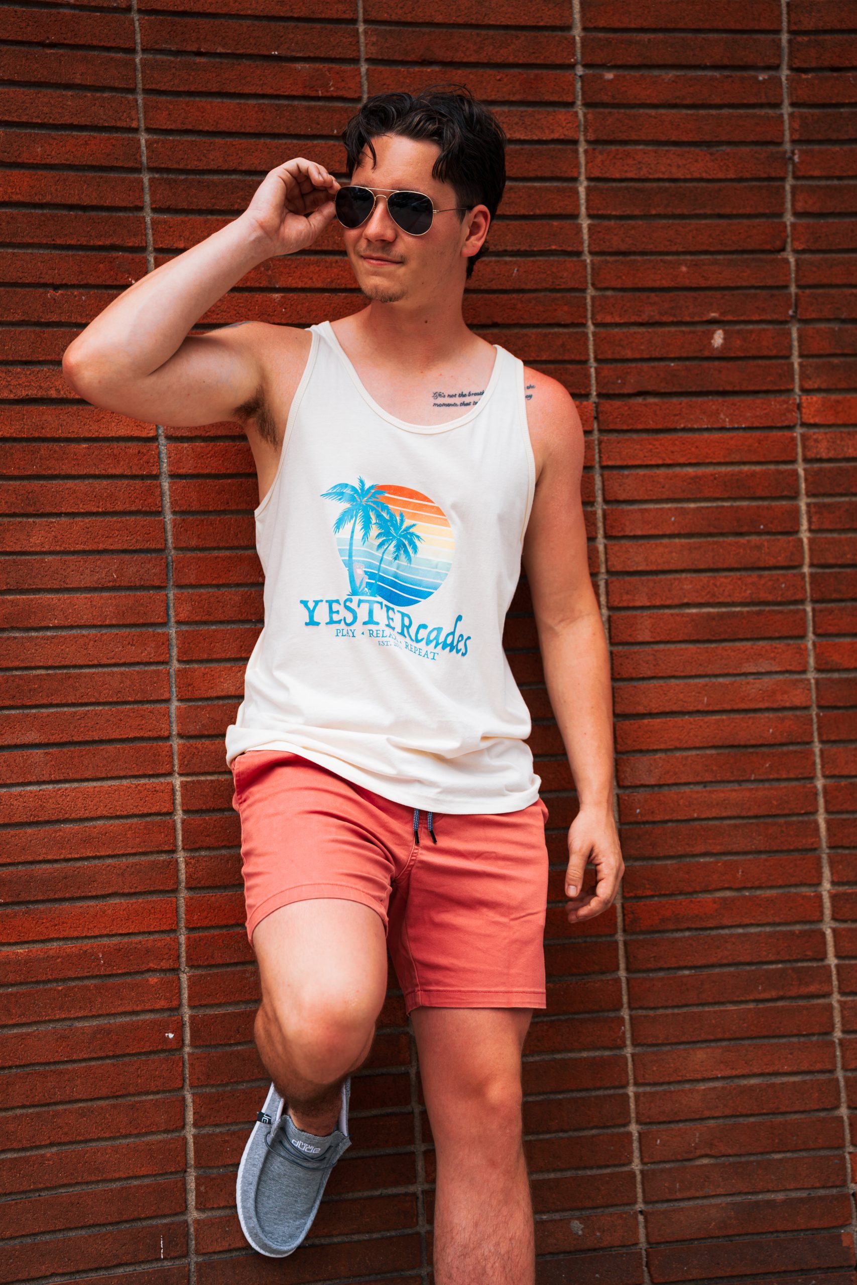 YESTERcades Retro Vacation Tank